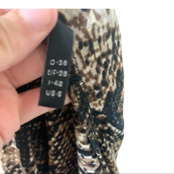 Snakeskin Beaded Halter Top - Picture 3 of 6